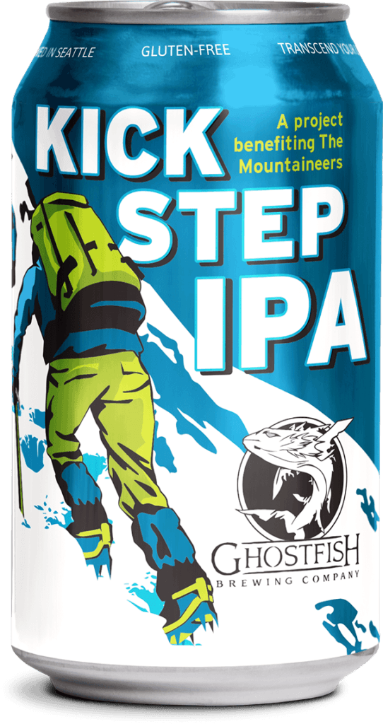 Kick Step IPA by Ghostfish Brewing Company