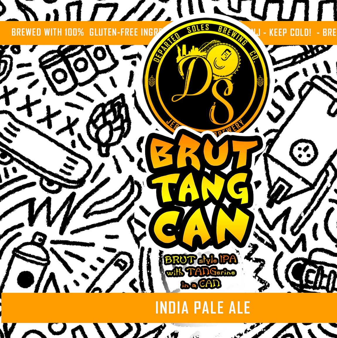 Brut Tang Can by Departed Soles Brewing Company